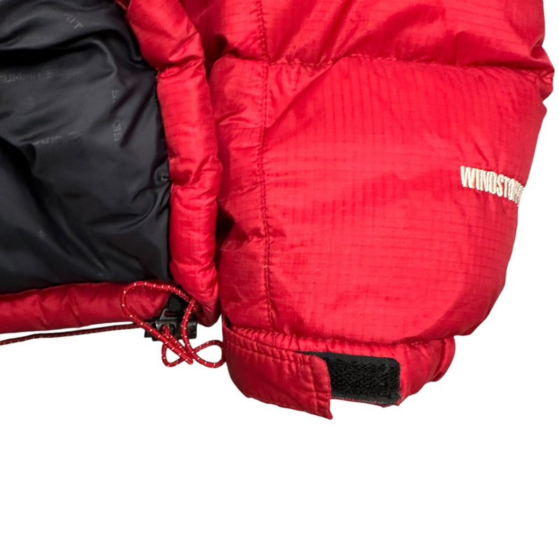 The North Face Windstopper 700 Daunenjacke Rot - vintageconcierge