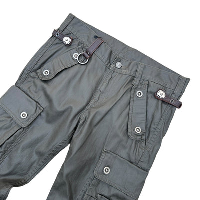 Tornado Mart Military Waxed Cargo Pants - vintageconcierge