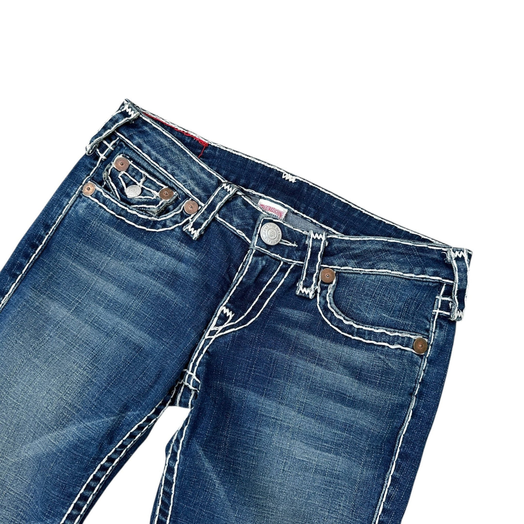 パンツ TRUE RELIGION BILLY SUPER T size29 True Religion Men's Billy Double Raised Super T Flap Boot Cut