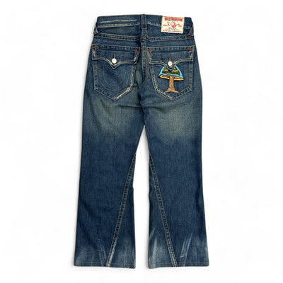 True Religion Joey Mushroom Bootcut Jeans - vintageconcierge