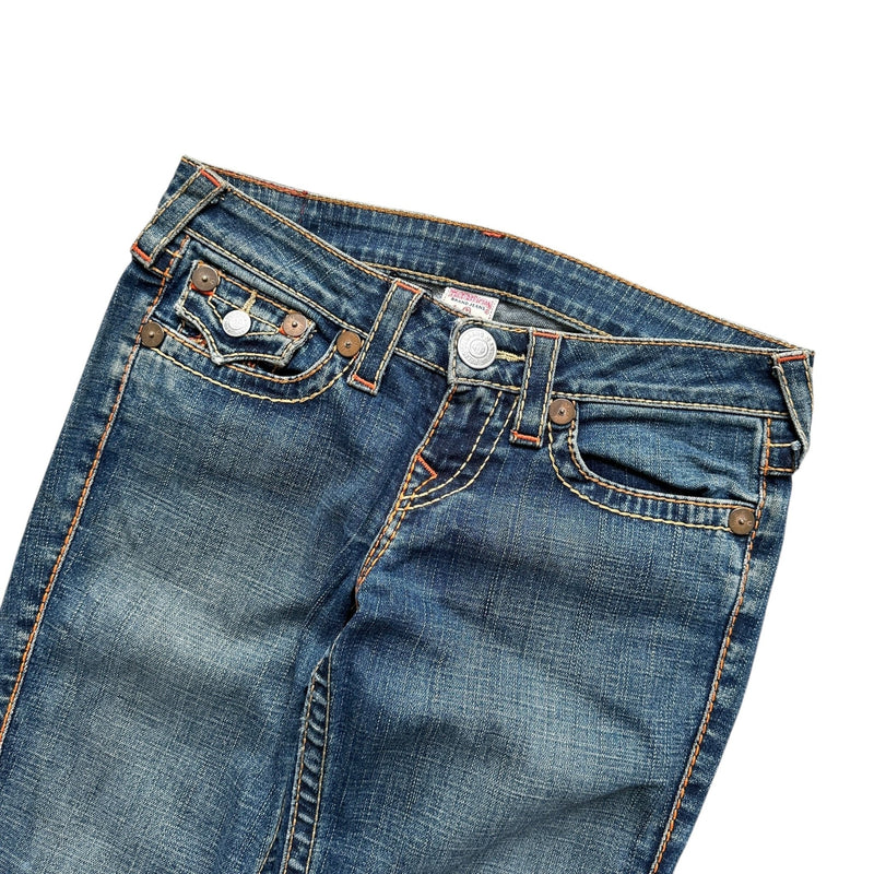 True Religion Rainbow Joey Bootcut Jeans - vintageconcierge