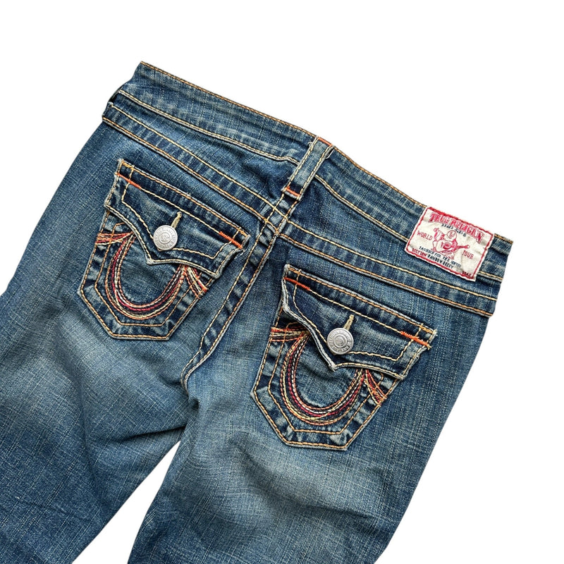 True Religion Rainbow Joey Bootcut Jeans - vintageconcierge