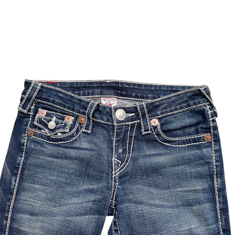 True Religion Rainbow Joey Bootcut Jeans - vintageconcierge
