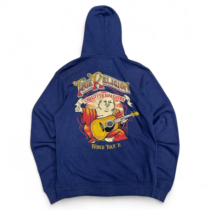 True Religion World Tour Buddha Zip Up Sweatshirt - vintageconcierge