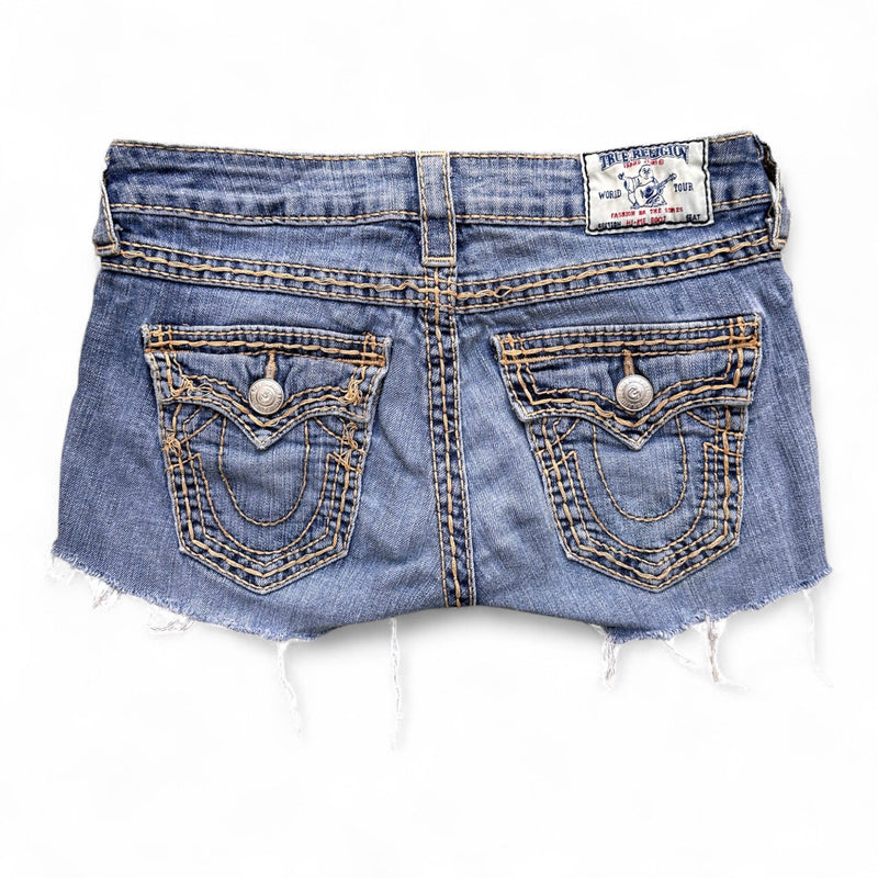 True Religion Y2K Hotpant Shorts - vintageconcierge