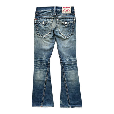 True Religion Y2K Joey Bootcut Jeans in Mud Wash | vintageconcierge