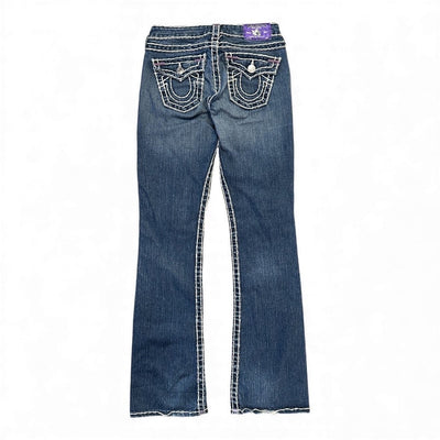 True Religion Y2K Low Waist Bootcut Jeans - vintageconcierge