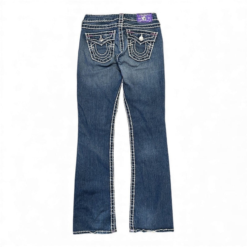 True Religion Y2K Low Waist Bootcut Jeans - vintageconcierge