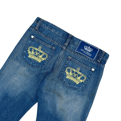 Victoria Beckham Low Waist Y2K Bootcut Jeans - vintageconcierge