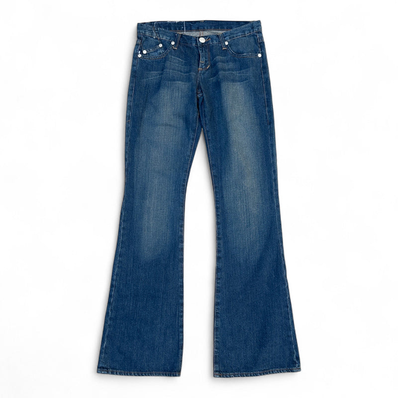Victoria Beckham Low Waist Y2K Bootcut Jeans - vintageconcierge