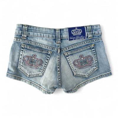 Victoria Beckham x Rock & Republic Denim Hotpant Shorts - vintageconcierge