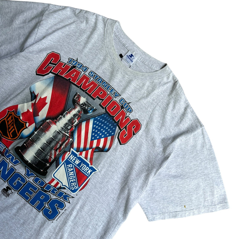 Vintage 90s Starter New York Rangers Ice Hockey Shirt - vintageconcierge