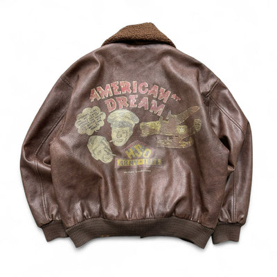 Vintage A - 2 American Dream Lederjacke - vintageconcierge