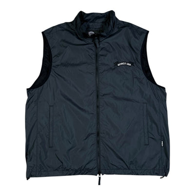 Vintage Avirex USA Nylon Vest Black | XXL - vintageconcierge