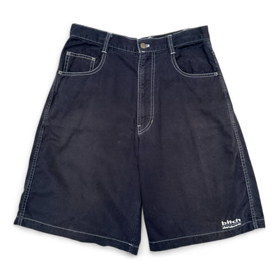 Vintage Bitch Skateboards Baggy Jeans Shorts - vintageconcierge