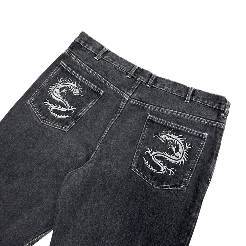 Vintage Dragon Baggy Jeans - vintageconcierge