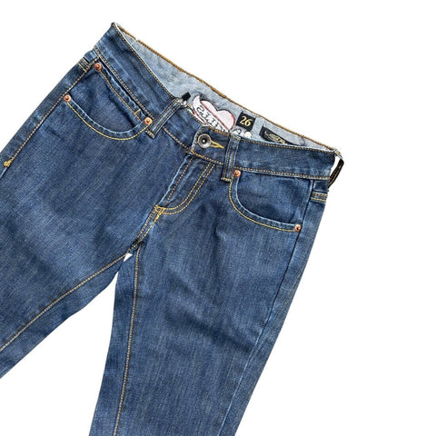 Vintage Ed Hardy Skull Embroidery Skinny Jeans | W26 - vintageconcierge