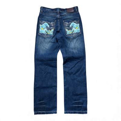 Vintage Japanese Wave Denim Jeans - vintageconcierge