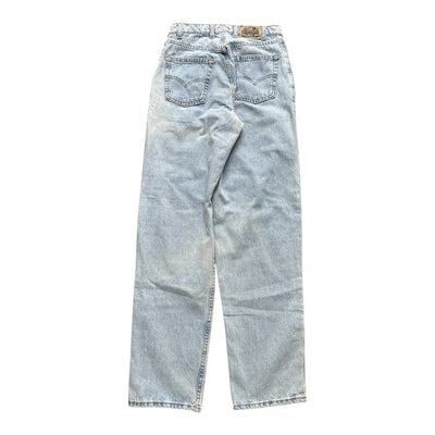 Vintage Levi's SilverTab Tapered Jeans, W30, in blau mit verwaschenem Design, klassische Passform und typische Denim-Details.