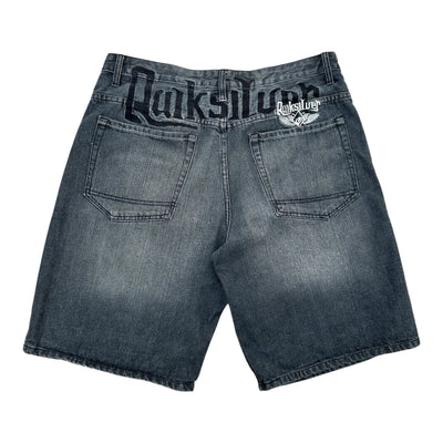 Vintage Quicksilver Baggy Jeans Shorts Jorts - vintageconcierge