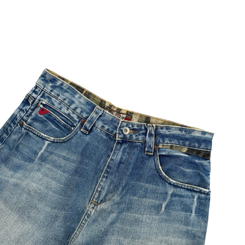 Vintage Quicksilver Jeans Shorts Jorts - vintageconcierge