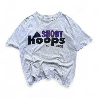 Vintage Reebok Shoot Hoops not drugs T-Shirt - vintageconcierge