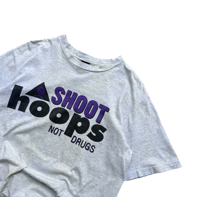 Vintage Reebok Shoot Hoops not drugs T-Shirt - vintageconcierge