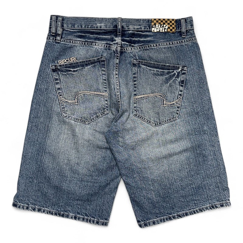 Vintage Rip Curl Baggy Jeans Shorts - vintageconcierge
