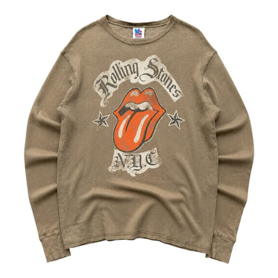 Vintage Rolling Stones NYC Thermal Longsleeve Made in USA | S - vintageconcierge