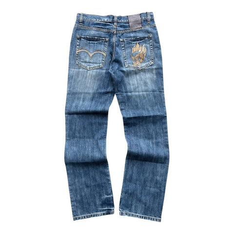 Vintage Stockton Embroidered Denim Jeans | W32 - vintageconcierge