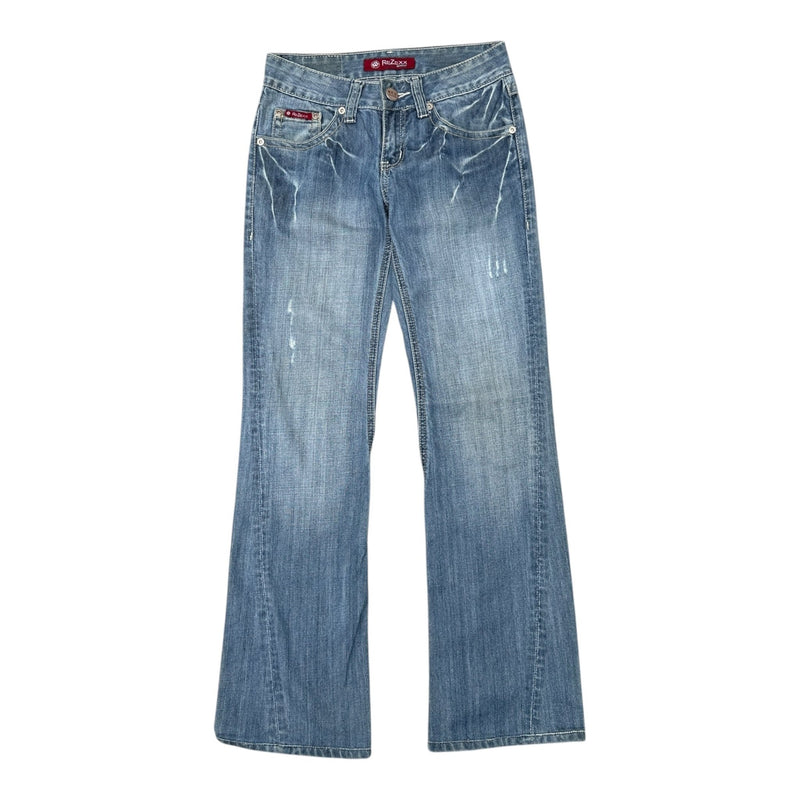 Y2K Vintage Tribal Bootcut Jeans - vintageconcierge