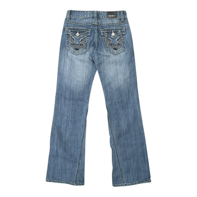 Y2K Vintage Tribal Bootcut Jeans - vintageconcierge