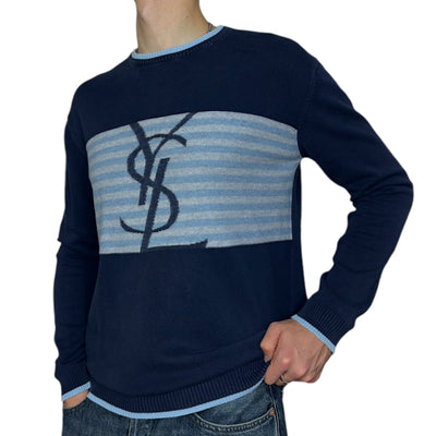 Yves Saint Laurent YSL Knit Stricksweatshirt - vintageconcierge