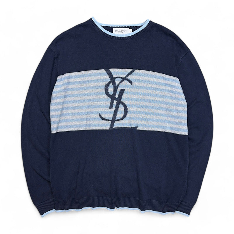 Yves Saint Laurent YSL Knit Stricksweatshirt - vintageconcierge