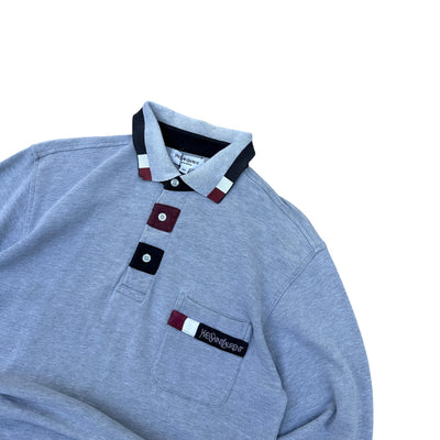 Yves Saint Laurent YSL Polo Rugby Shirt - vintageconcierge
