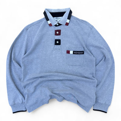 Yves Saint Laurent YSL Polo Rugby Shirt - vintageconcierge