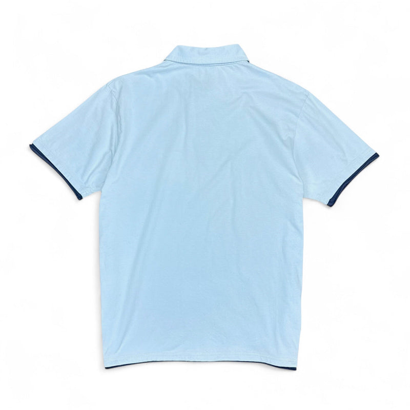 Yves Saint Laurent YSL Polo Shirt Baby Blau Navy - vintageconcierge