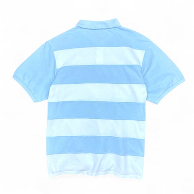 Yves Saint Laurent YSL Polo Shirt Baby Blau Weiß - vintageconcierge