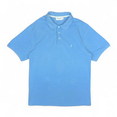 Yves Saint Laurent YSL Polo Shirt Blau - vintageconcierge