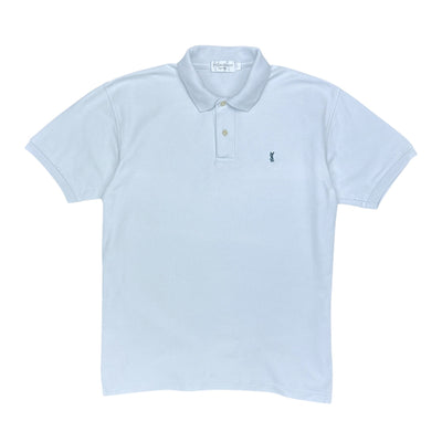 Yves Saint Laurent YSL Polo Shirt HellBlau - vintageconcierge