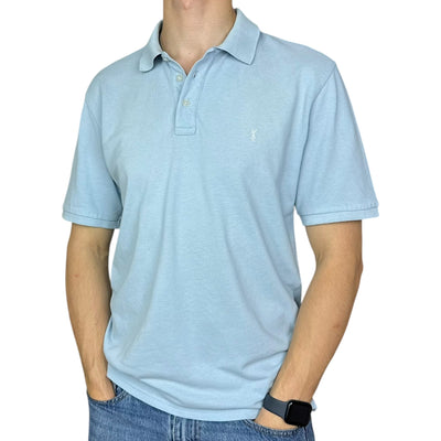 Yves Saint Laurent YSL Polo Shirt HellBlau - vintageconcierge