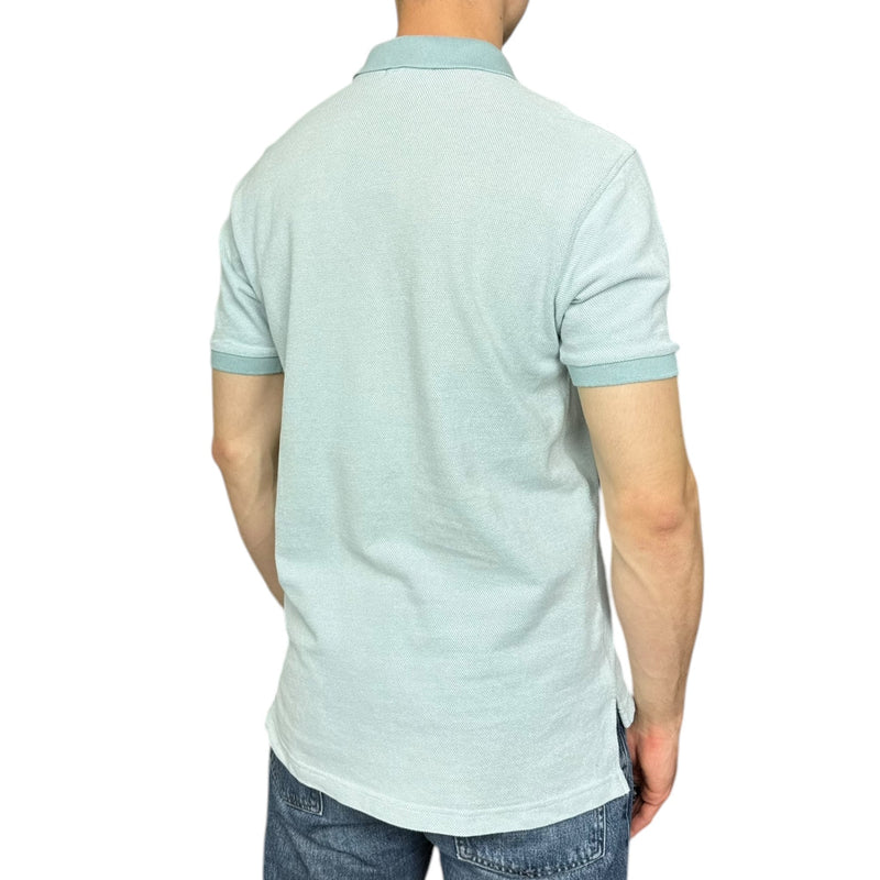 Yves Saint Laurent YSL Polo Shirt Meeresgrün - vintageconcierge