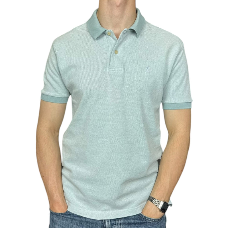 Yves Saint Laurent YSL Polo Shirt Meeresgrün - vintageconcierge