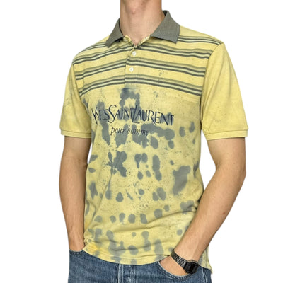 Yves Saint Laurent YSL Polo Shirt Tie Dye - vintageconcierge