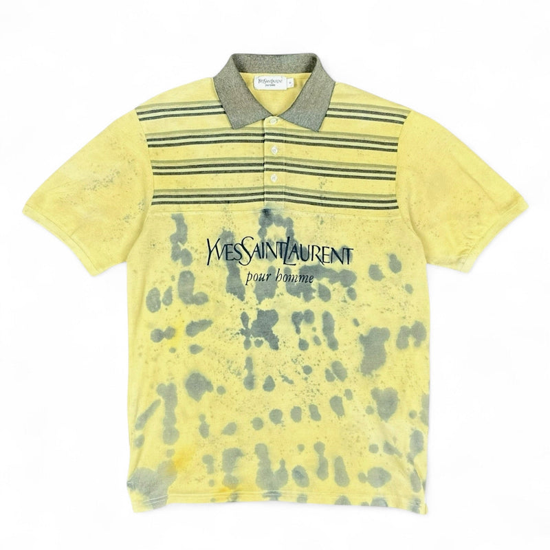 Yves Saint Laurent YSL Polo Shirt Tie Dye - vintageconcierge
