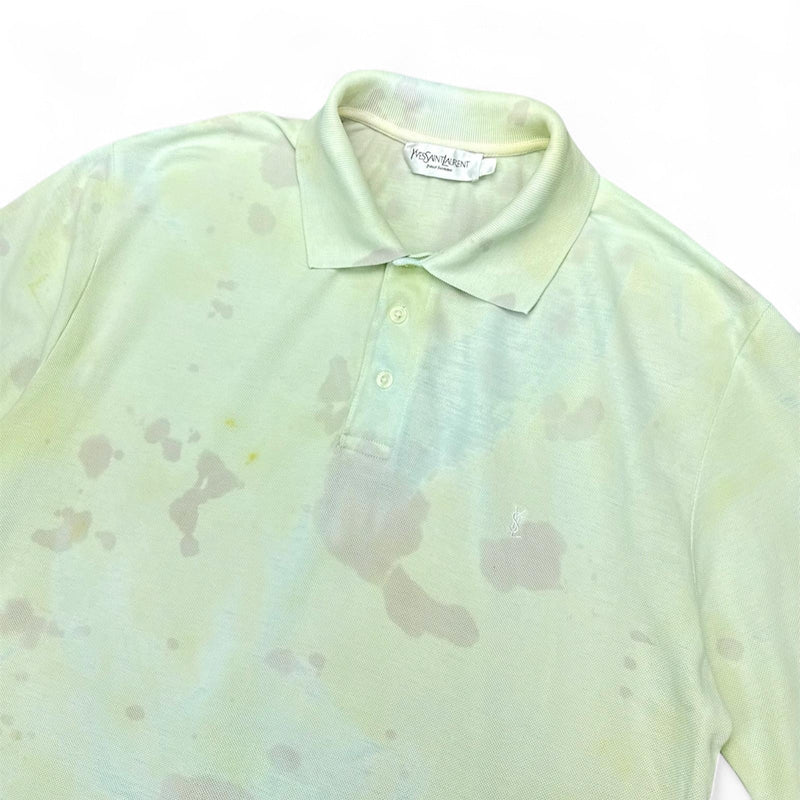 Yves Saint Laurent YSL Polo Shirt Tie Dye - vintageconcierge