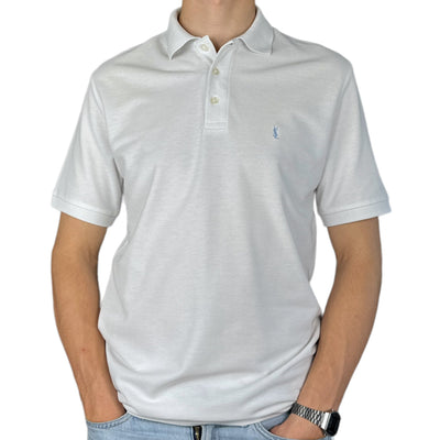 Yves Saint Laurent YSL Polo Shirt Weiß - vintageconcierge