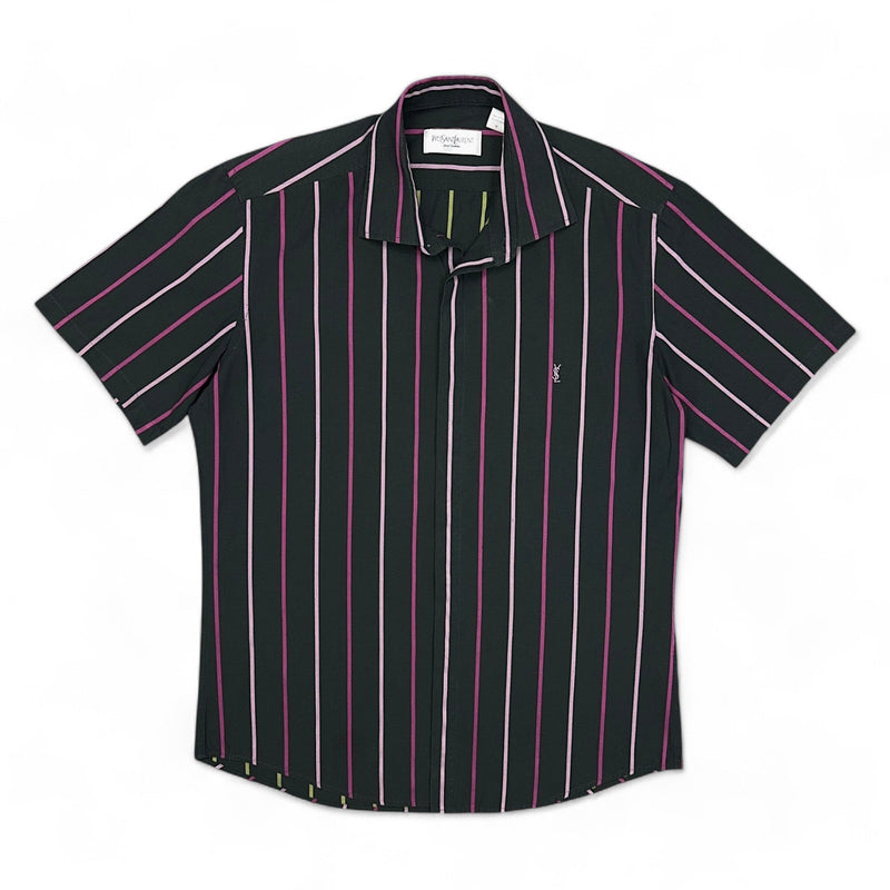 Yves Saint Laurent YSL Striped Shirt - vintageconcierge