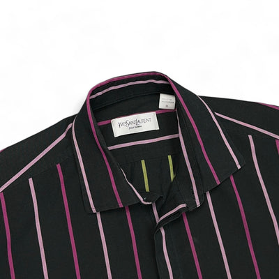 Yves Saint Laurent YSL Striped Shirt - vintageconcierge