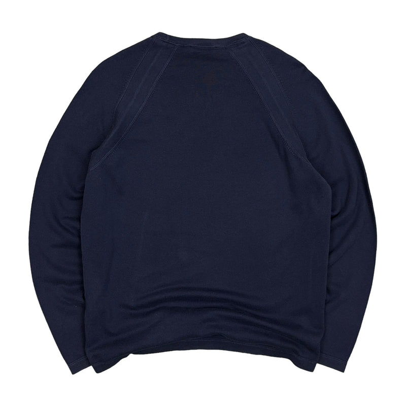 Yves Saint Laurent YSL Vintage Knit Sweater Navy - vintageconcierge